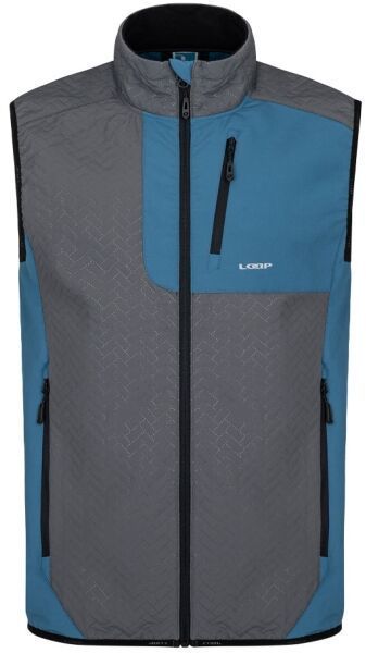 LOAP URKEL Pánska vesta, modrá, veľkosť