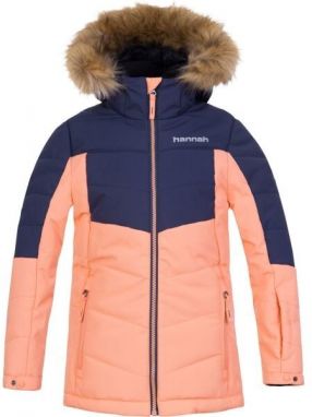 Hannah LEANE JR Dievčenská zimná lyžiarska bunda, lososová, veľkosť 146-152