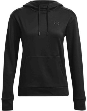 Under Armour FLEECE LC HOODIE Dámska mikina, čierna, veľkosť