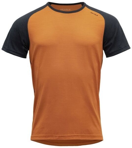 Devold JAKTA MERINO 200 Pánske tričko, oranžová, veľkosť