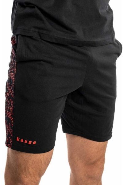 Kappa LOGO FELESTRO Pánske šortky, čierna, veľkosť