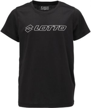 Lotto PETANNE Chlapčenské športové tričko, čierna, veľkosť 164-170
