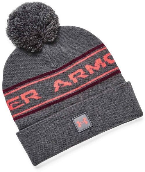 Under Armour HALFTIME POM Pánska zimná čiapka, tmavo sivá, veľkosť