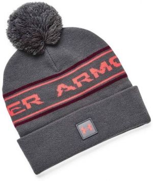Under Armour HALFTIME POM Pánska zimná čiapka, tmavo sivá, veľkosť