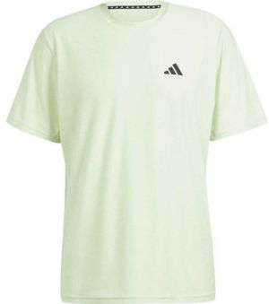adidas TRAIN ESSENTIALS STRETCH TRANING T-SHIRT Pánske tréningové tričko, svetlo zelená, veľkosť XXL