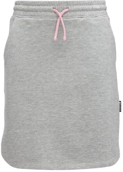 Lewro ELOISE Dievčenská pohodlná sukňa, sivá, veľkosť 116-122