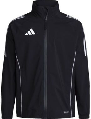 adidas TIRO24 RAIN JACKET Pánska športová bunda, čierna, veľkosť