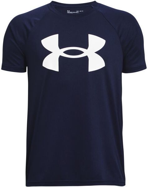 Under Armour TECH BIG LOGO SS Chlapčenské tričko, tmavo modrá, veľkosť
