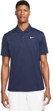Nike COURT DRI-FIT Pánske tričko polo, tmavo modrá, veľkosť XXL