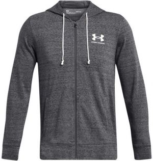 Under Armour RIVAL TERRY LC FZ Pánska mikina, sivá, veľkosť