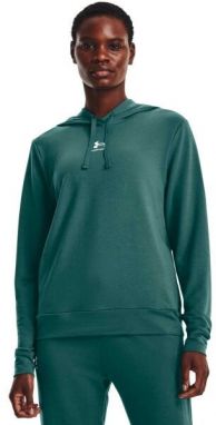 Under Armour RIVAL TERRY HOODIE Dámska mikina, zelená, veľkosť