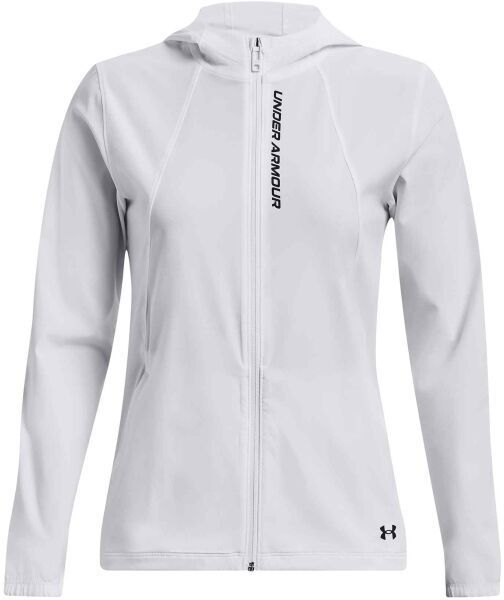 Under Armour OUTRUN THE STORM Dámska bežecká bunda, biela, veľkosť
