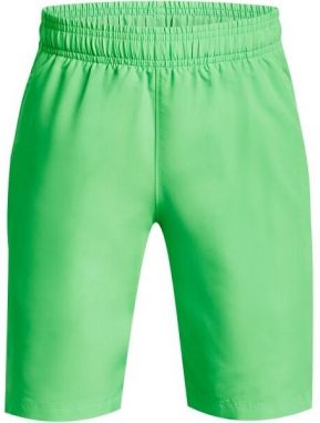 Under Armour WOVEN GRAPHIC SHORTS Chlapčenské kraťasy, svetlo zelená, veľkosť S
