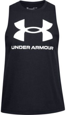 Under Armour LIVE SPORTSTYLE Dámske tielko, čierna, veľkosť