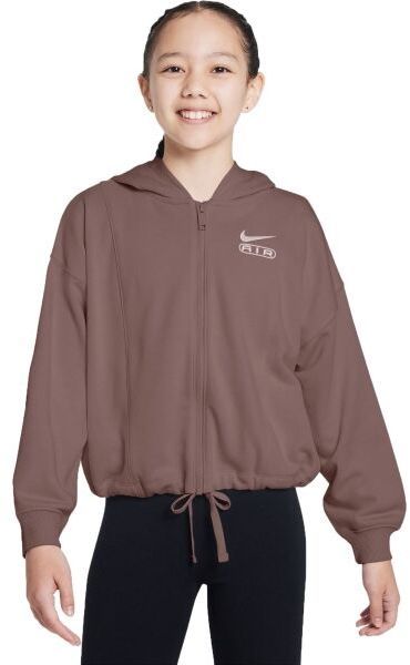 Nike AIR Dievčenská mikina, fialová, veľkosť