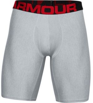 Under Armour TECH 9IN 2 PACK Pánske boxerky, sivá, veľkosť