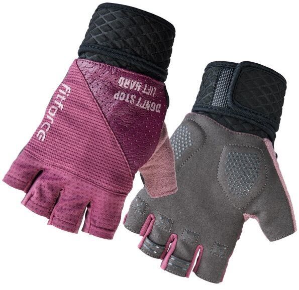 Fitforce NAAG Fitness rukavice, fialová, veľkosť