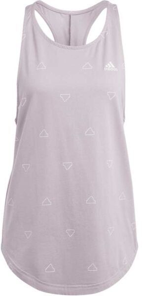 adidas ESSENTIALS MONOGRAM GRAPHIC TANK TOP Dámske tielko, fialová, veľkosť