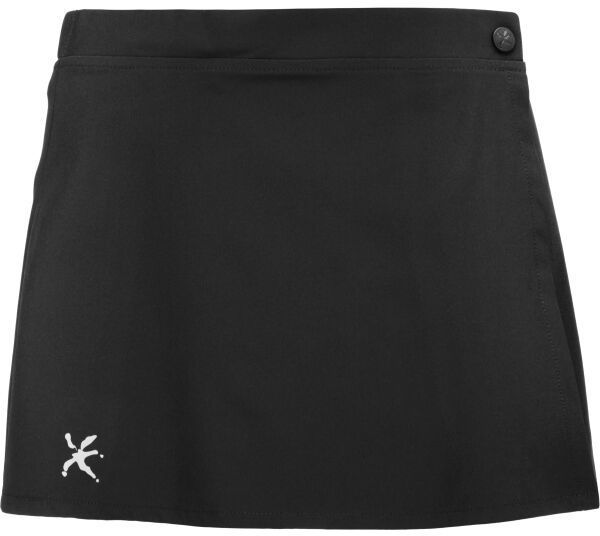 Klimatex POPPY Dámska zavinovacia cyklo sukňa, čierna, veľkosť XXL