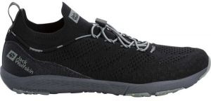 Jack Wolfskin SPIRIT KNIT LOW M Pánska treková obuv, čierna, veľkosť