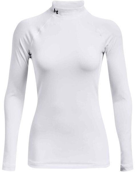 Under Armour AUTHENTICS MOCK NECK Dámske tričko, biela, veľkosť M