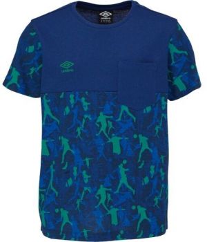 Umbro PULLO Chlapčenské tričko, tmavo modrá, veľkosť 116-122