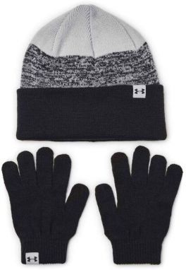 Under Armour BEANIE&GLOVES COMBO Dievčenský set čiapky a rukavíc, čierna, veľkosť