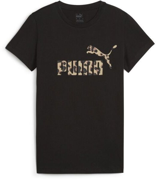 Puma ESSENTIALS + ANIMAL GRAPHIC TEE Dámske tričko, čierna, veľkosť