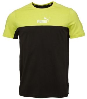 Puma ESS LOGO TEE YEL Pánske tričko, žltá, veľkosť