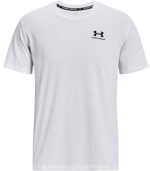 Under Armour LOGO EMB HEAVYWEIGHT Pánske tričko, biela, veľkosť L