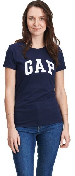 GAP LOGO Dámske tričko, tmavo modrá, veľkosť