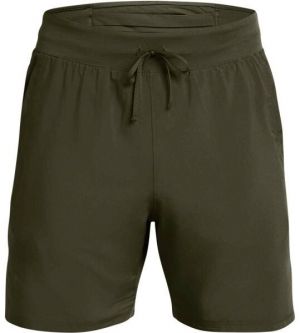 Under Armour LAUNCH ELITE 2IN 17'' Pánske kraťasy, khaki, veľkosť