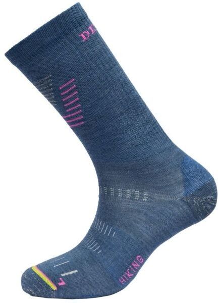 Devold HIKING MERINO LIGHT W Dámske turistické turistické ponožky, modrá, veľkosť