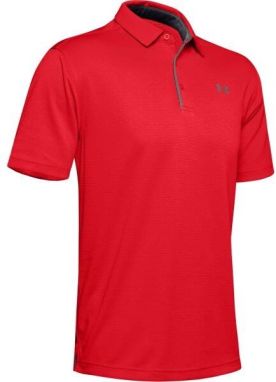 Under Armour TECH POLO Pánske tričko, červená, veľkosť