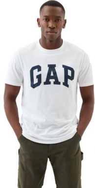 GAP BASIC LOGO Pánske tričko, biela, veľkosť