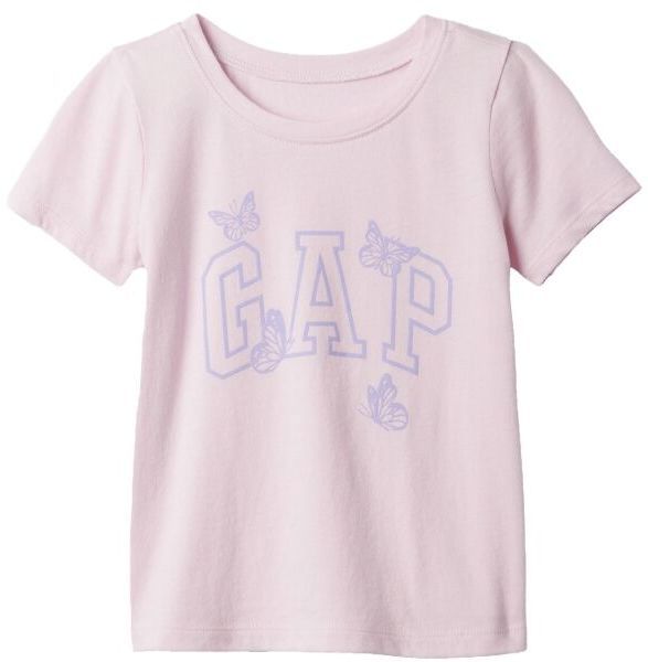 GAP GRAPHIC LOGO TEE Dievčenské tričko, ružová, veľkosť