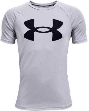 Under Armour TECH BIG LOGO SS Chlapčenské tričko, sivá, veľkosť M