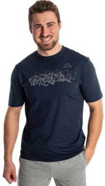 Kappa LOGO FOPPO Pánske tričko, tmavo modrá, veľkosť