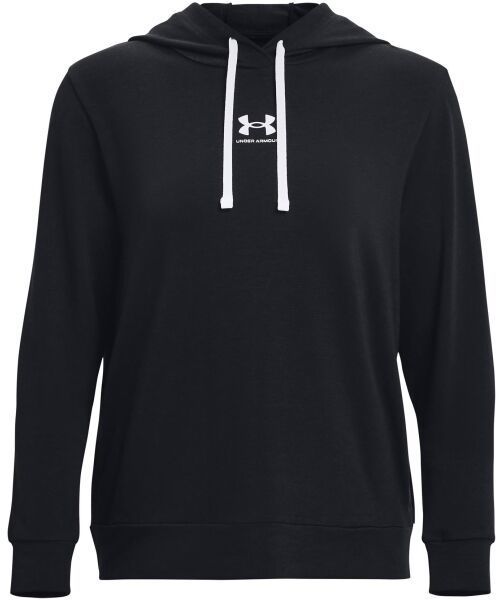 Under Armour RIVAL TERRY HOODIE Dámska mikina, čierna, veľkosť