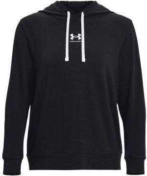 Under Armour RIVAL TERRY HOODIE Dámska mikina, čierna, veľkosť