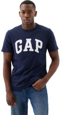 GAP BASIC LOGO Pánske tričko, tmavo modrá, veľkosť