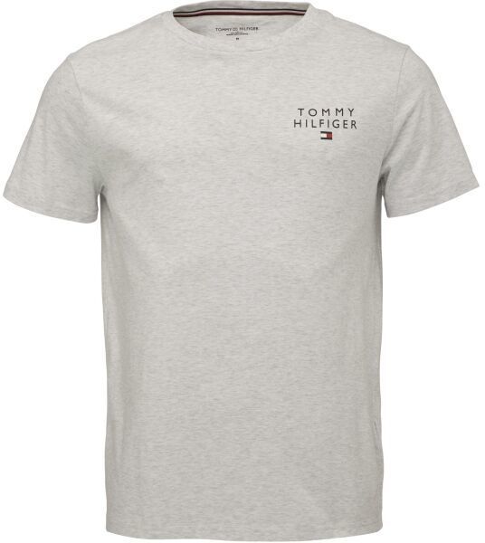 Tommy Hilfiger TH ORIGINAL-CN SS TEE LOGO Pánske tričko, sivá, veľkosť S