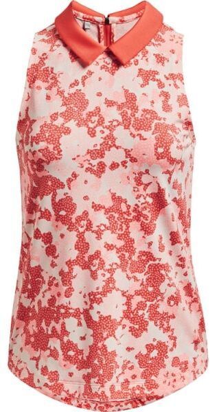 Under Armour ZINGER RISE SLVLS POLO Dámske polo golfové tielko, lososová, veľkosť