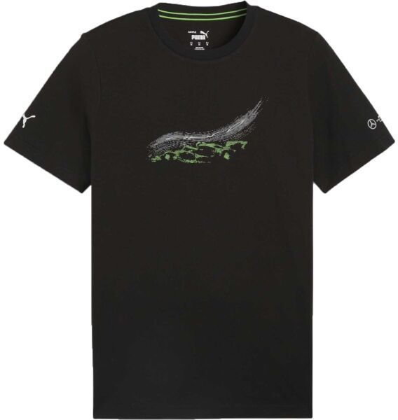 Puma MERCEDES-AMG PETRONAS F1 ESSENTIALS CAR GRAPHIC TEE Pánske tričko, čierna, veľkosť