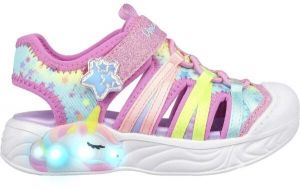 Skechers UNICORN DREAMS EXPLORER Dievčenské sandále, ružová, veľkosť