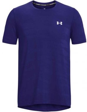 Under Armour SEAMLESS WAVE SS Pánske tričko, modrá, veľkosť S