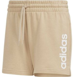 adidas LINEAR SHORTS W Dámske kraťasy, béžová, veľkosť
