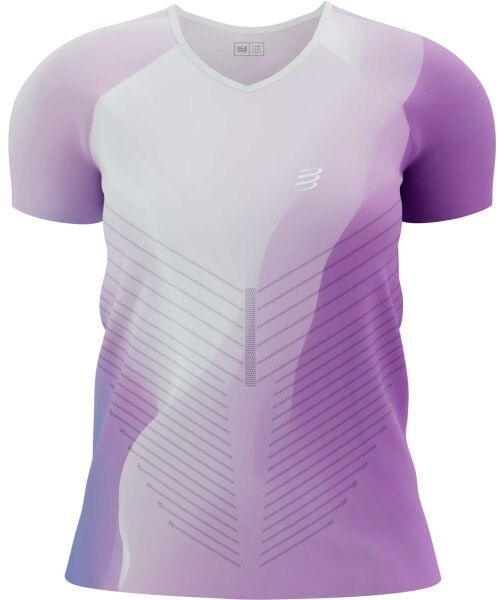 Compressport PERFORMANCE SS TSHIRT W Dámske bežecké tričko, fialová, veľkosť