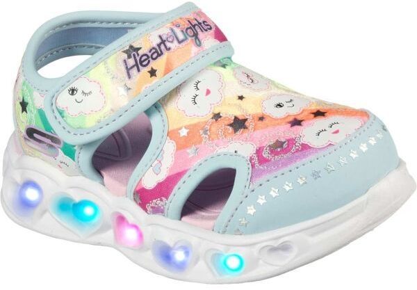 Skechers HEART LIGHTS SANDALS-CUTIE CLOUDS Dievčenské sandále, mix, veľkosť