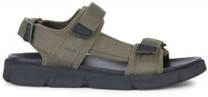 Geox XAND 2S A Pánske sandále, khaki, veľkosť